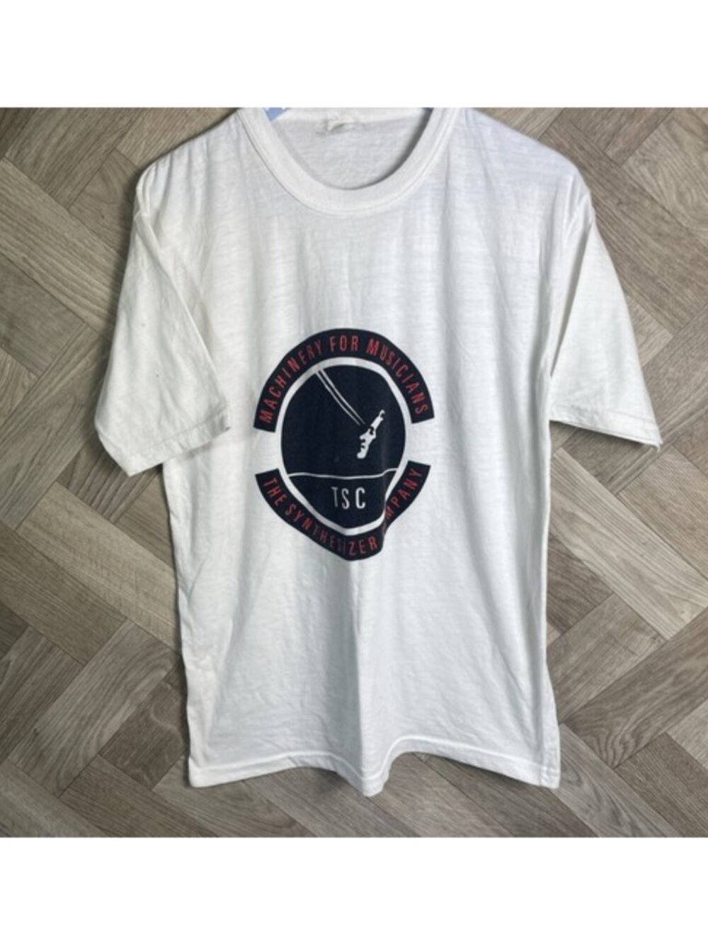 Synthesizer Company Machinery For Musicians White T-Shirt